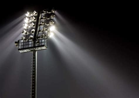 Captivating magic of lights at the stadium